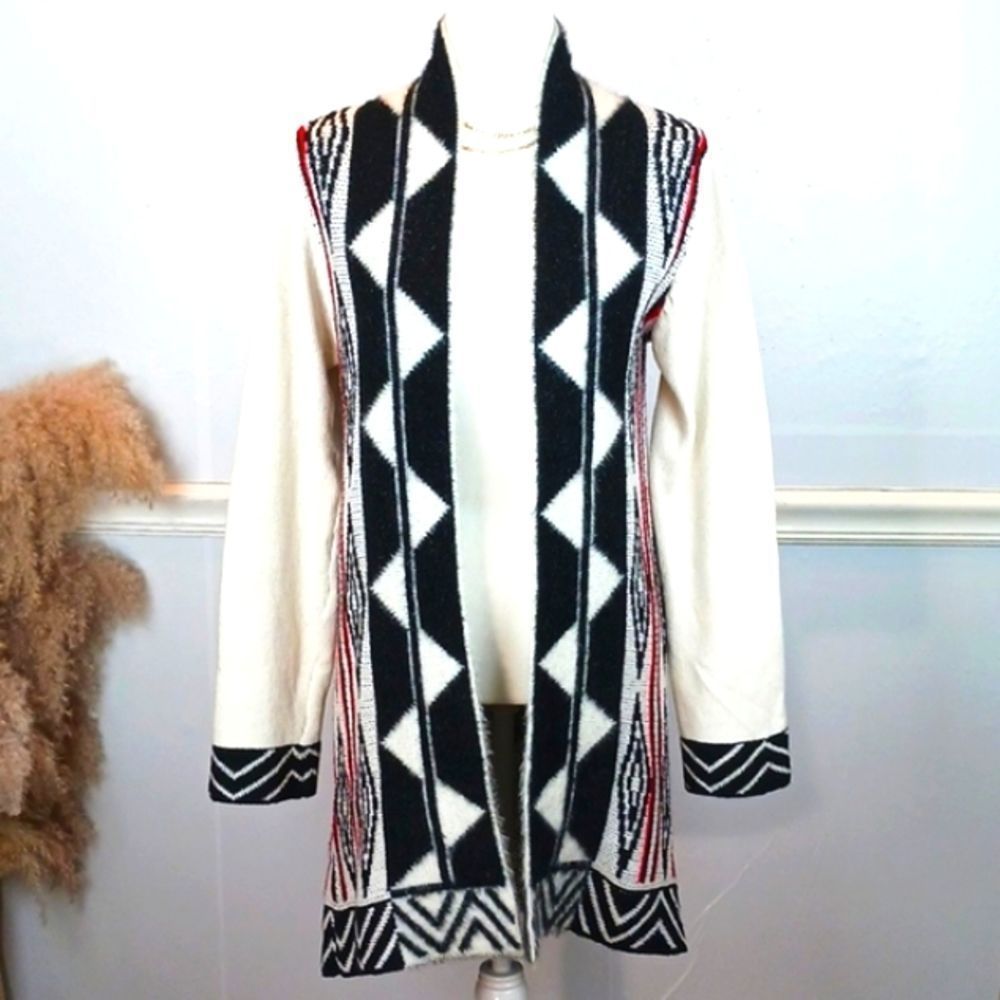 Northern Angel woman's long Aztec cardigan size medium